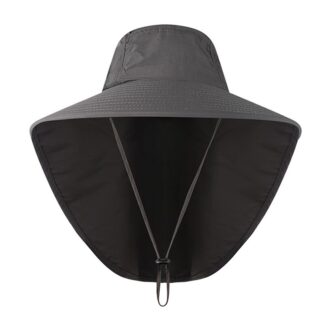 Men's Wide Brim Sun Hat, Outdoor Camping Fishing Cap Sunscreen