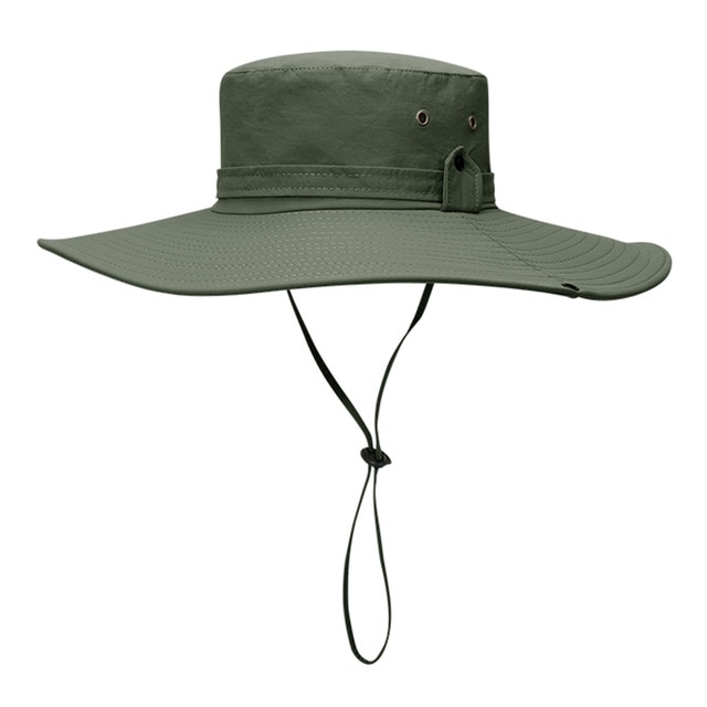 Sun Hat for Men and Women - Fishing Hat - Foldable - Green - Su.B Collection