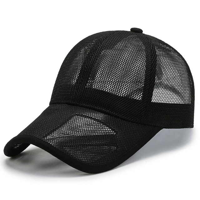 Quick Dry Full Mesh Hat with Adjustable Fit and Breathable Design