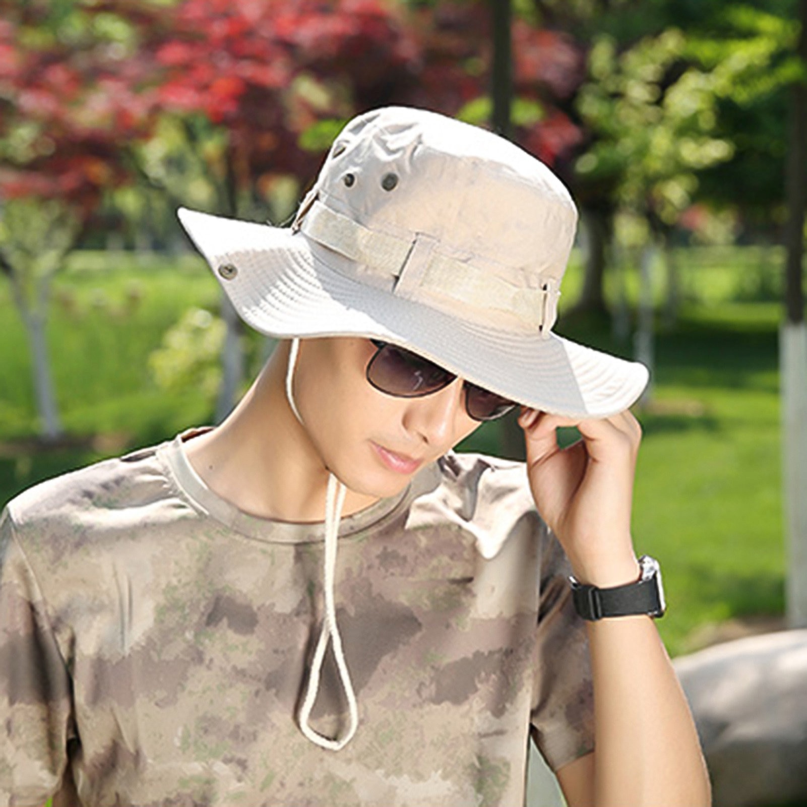 UV Protective Outdoor Fishing Hat: Lightweight, Stylish